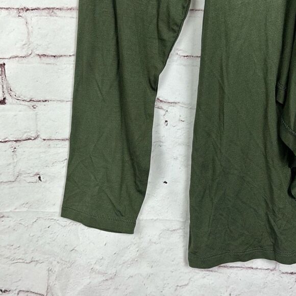 Torrid Sweater Womens 00 Cardigan Super Soft Knits Stretch Drape Olive Green - Picture 9 of 11